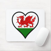 Tapis De Souris Love Wales (Avec souris)