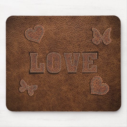 Tapis De Souris Love Western Style (Devant)