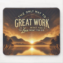 Love What You Do - Motivational Mousepad