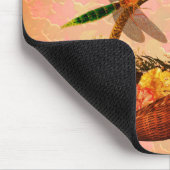 Tapis De Souris Love You Maman Dragonflies Panier à fleurs (Coin)