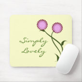 Tapis De Souris Lovely Blooms Mousepad, Lavande (Avec souris)