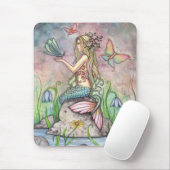 Tapis De Souris Lovely Mermaid Mousepad par Molly Harrison (Avec souris)