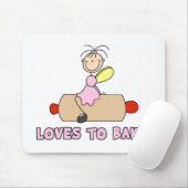 Tapis de souris Loves To Bake (Avec souris)