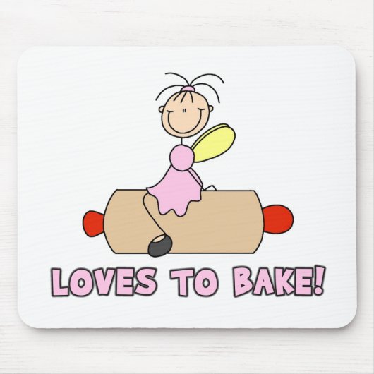 Tapis de souris Loves To Bake (Devant)