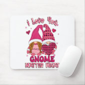 Tapis De Souris Loving You Gnome What Buffalo Plaid Valenti  (Avec souris)