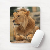 Tapis De Souris Löwe mit Punkerfrisur (Avec souris)