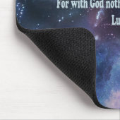 Tapis De Souris Luc 1:37 (Coin)