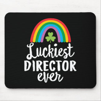 Tapis De Souris Luckiest Director Ever St Patrick Day Shamrocks 
