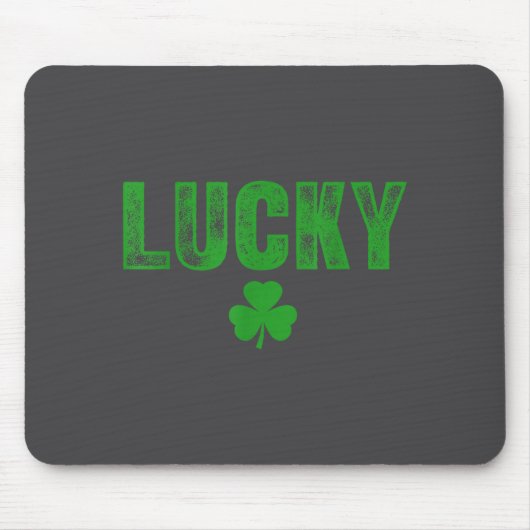 Tapis De Souris Lucky And Lucky Forer St Patricks Day (Devant)