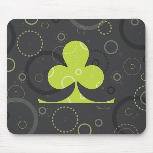 Tapis De Souris Lucky Irlandais Shamrock Mousepad (Devant)