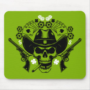 Tapis De Souris Lucky Poker Skull