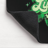 Tapis De Souris Lucky Shamrock Leopard,checkered Patricks Day Funn (Coin)