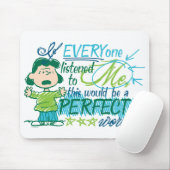 Tapis De Souris Lucy "Si Tout Le Monde M'Écoutait..." (Avec souris)