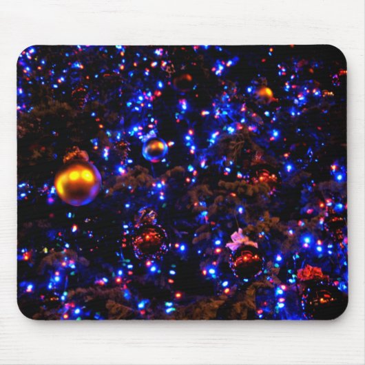 Tapis De Souris Lueur bleue de vacances (Devant)
