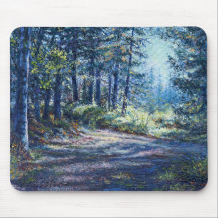 Tapis De Souris "Lumière du soir sur le sentier"