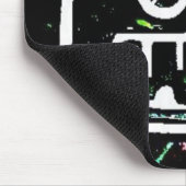 Tapis De Souris Lumière noire/éclaboussure au néon "débouché" par (Coin)