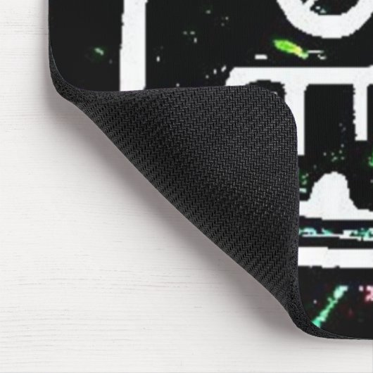 Tapis De Souris Lumière noire/éclaboussure au néon "débouché" par (Coin)