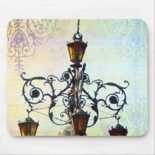 Tapis De Souris Lumière Plaza avec Arrière - plan Pastel