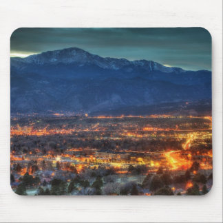 Tapis De Souris Lumières de Colorado Springs