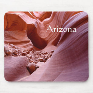 Tapis De Souris Lumières et rochers dans le canyon, Arizona