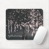 Tapis De Souris Lumières Rustique Night Mossy Tree Élégante (Avec souris)