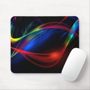 Tapis De Souris Luminaires colorés noir Souris