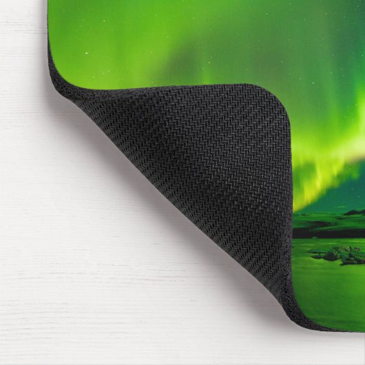 Tapis De Souris Luminaires nordiques d'Islande (Coin)