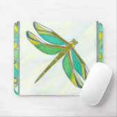 Tapis De Souris Lumineuse libellule Pastel par Vanna Lam (Avec souris)