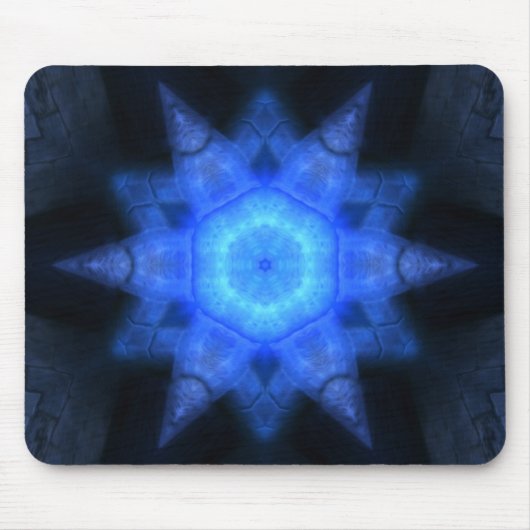 Tapis De Souris Luminosité bleue (Devant)