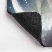 Tapis De Souris Luna Goddess at Night Scattering Stars (Coin)