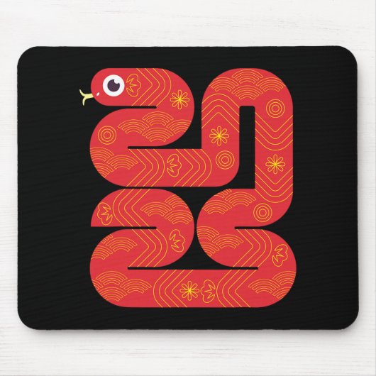 Tapis De Souris Lunar New Year 2025 - Year Of The Snake (Devant)