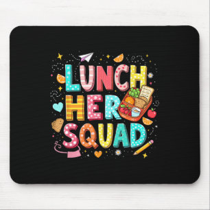 Tapis De Souris Lunch Hero Squad Préparatifs de rentrée des classe