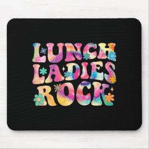 Tapis De Souris Lunch Ladies Rock Tie Dye Cafeteria Crew Super La