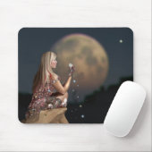Tapis De Souris Lune (Avec souris)