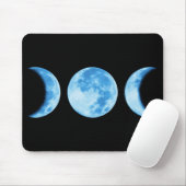 Tapis De Souris Lune à trois phases (Avec souris)