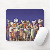 Tapis De Souris ** Lune Candombe ** (Avec souris)
