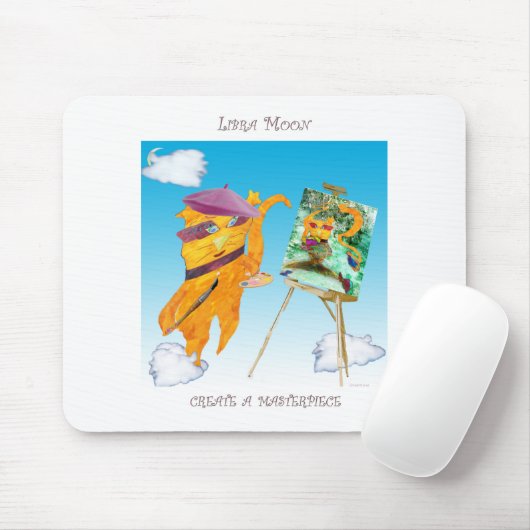 Tapis De Souris Lune de Balance (Avec souris)