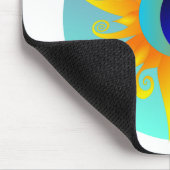 Tapis De Souris Lune de soleil éclatante (Coin)