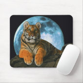 TAPIS DE SOURIS LUNE DE TIGRE (Avec souris)