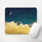 Tapis De Souris Lune et Cloudscape (Avec souris)