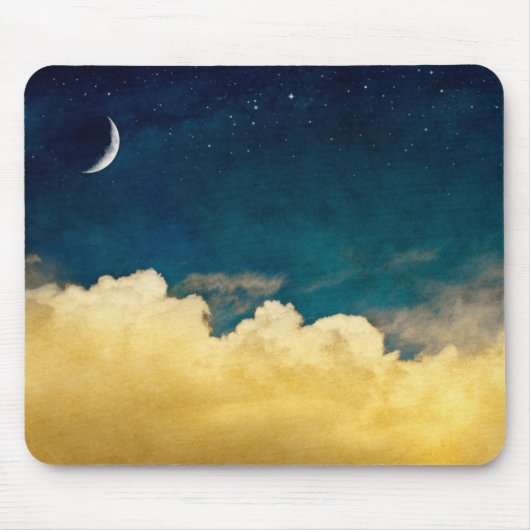 Tapis De Souris Lune et Cloudscape (Devant)