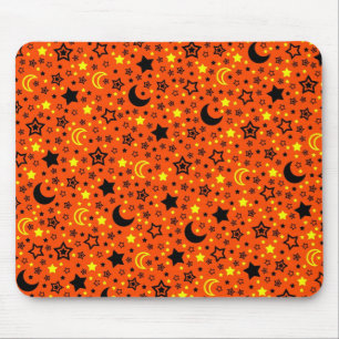 Tapis De Souris Lune et étoiles de Halloween