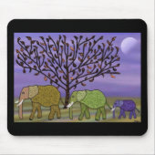 Tapis De Souris Lune Mousepad d'éléphant (Devant)