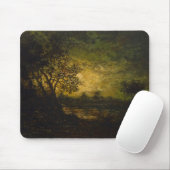 Tapis De Souris Lune (par Ralph Albert Blakelock) (Avec souris)