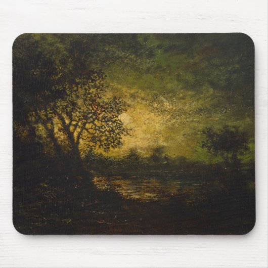 Tapis De Souris Lune (par Ralph Albert Blakelock) (Devant)