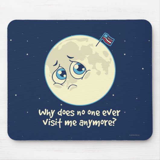 Tapis De Souris Lune triste (Devant)