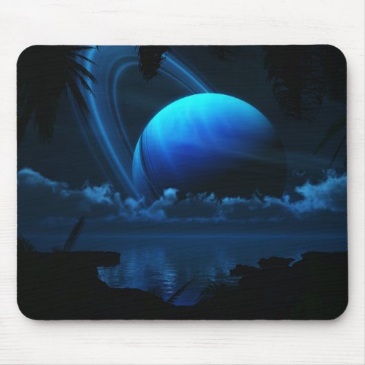 Tapis De Souris Lune tropicale Mousepad (Devant)