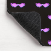 Tapis De Souris Lunettes de soleil Bougie parties scintillant rose (Coin)
