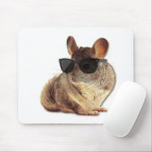 Tapis De Souris Lunettes de soleil de chinchilla (Avec souris)