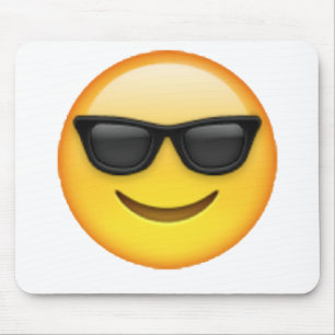 Tapis De Souris Lunettes de soleil - Emoji